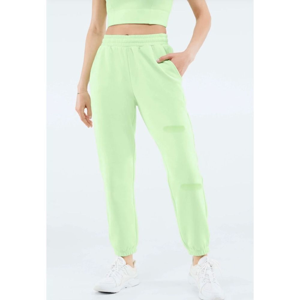 Fabletics Joggers‎ Size Small Elastic Waist and Ankles, Two Side Pockets, Wasabi